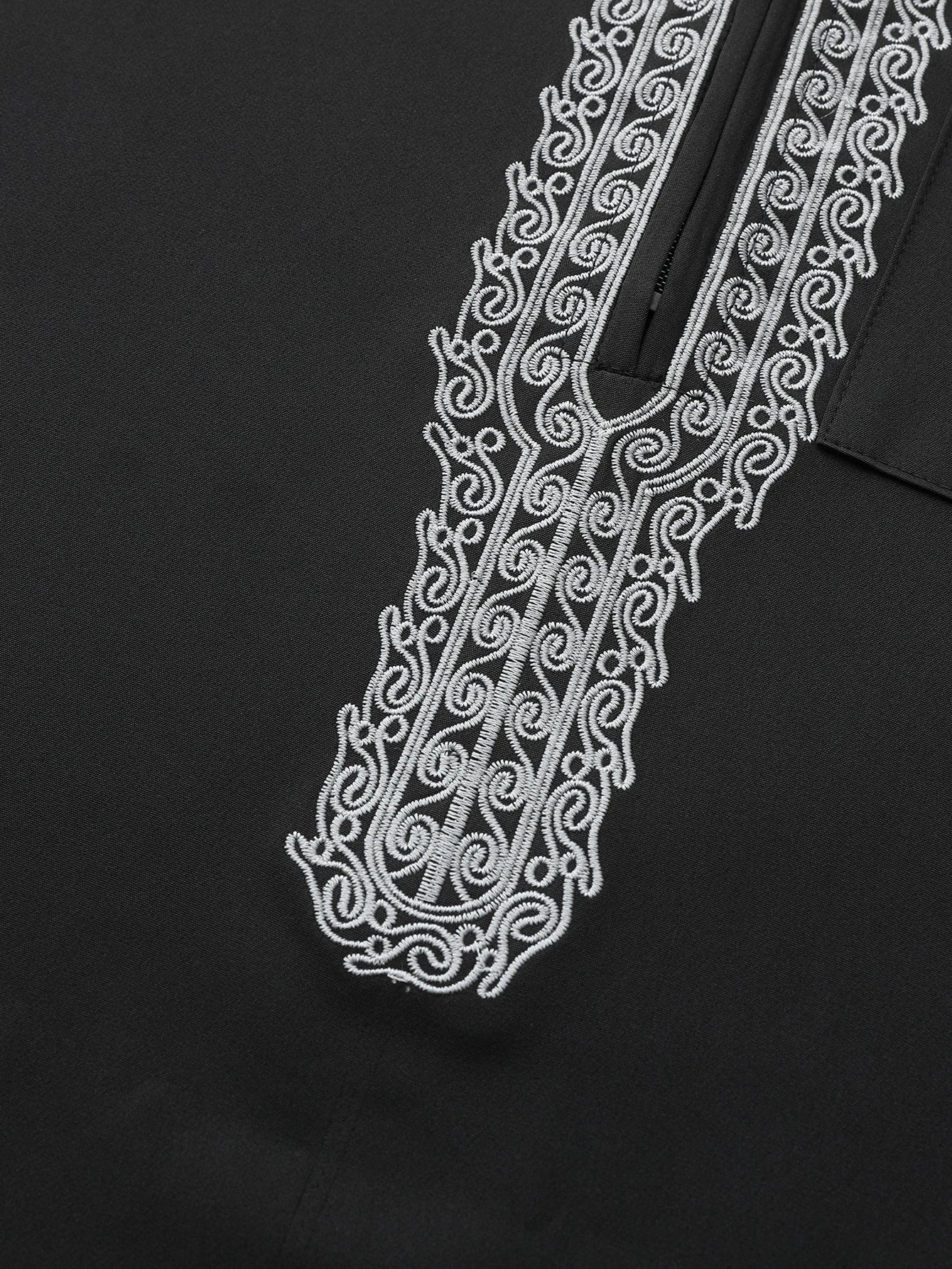 Premium Hooded Moroccan Thobe – Embroidered, Stylish & Comfortable