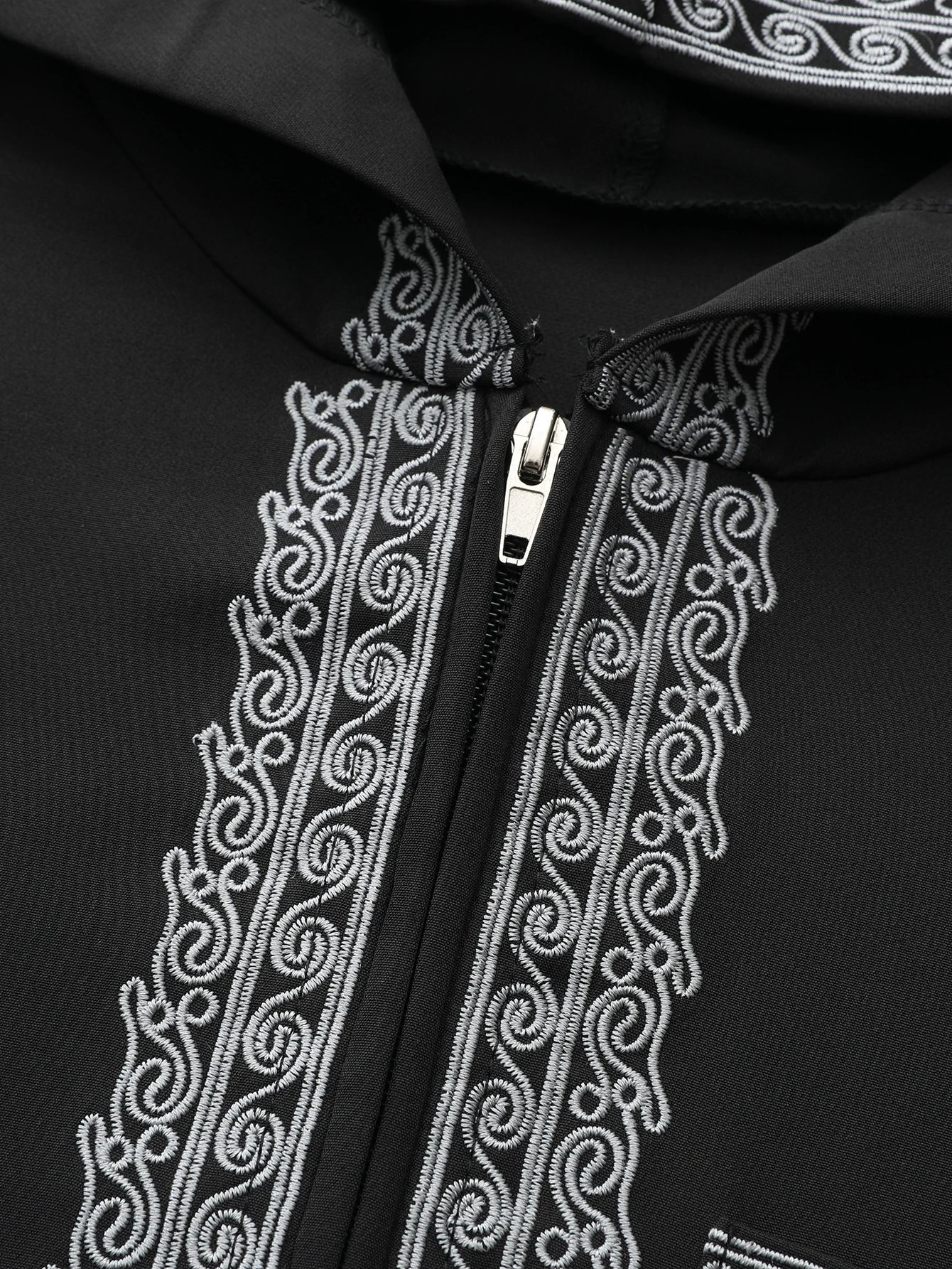 Premium Hooded Moroccan Thobe – Embroidered, Stylish & Comfortable